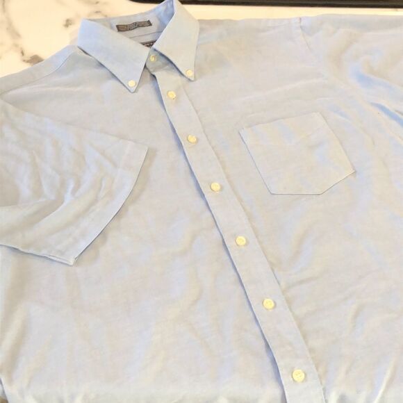 David Taylor Short Sleeve Button Down Sz. 16.5 L - Picture 1 of 5
